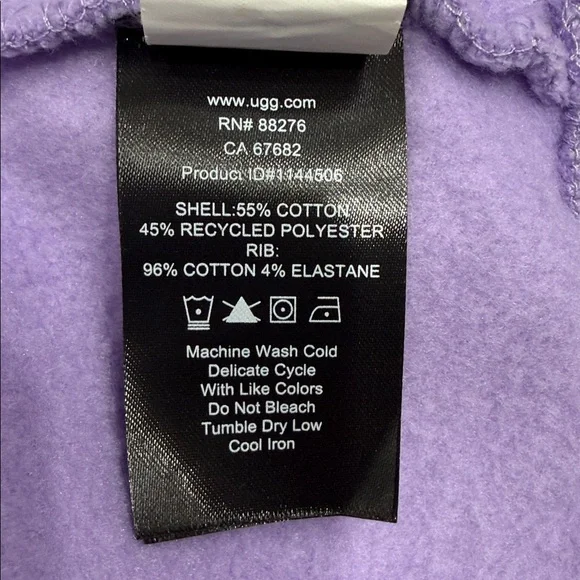 UGG Logo light purple Hoodie XL - Picture 10 of 11